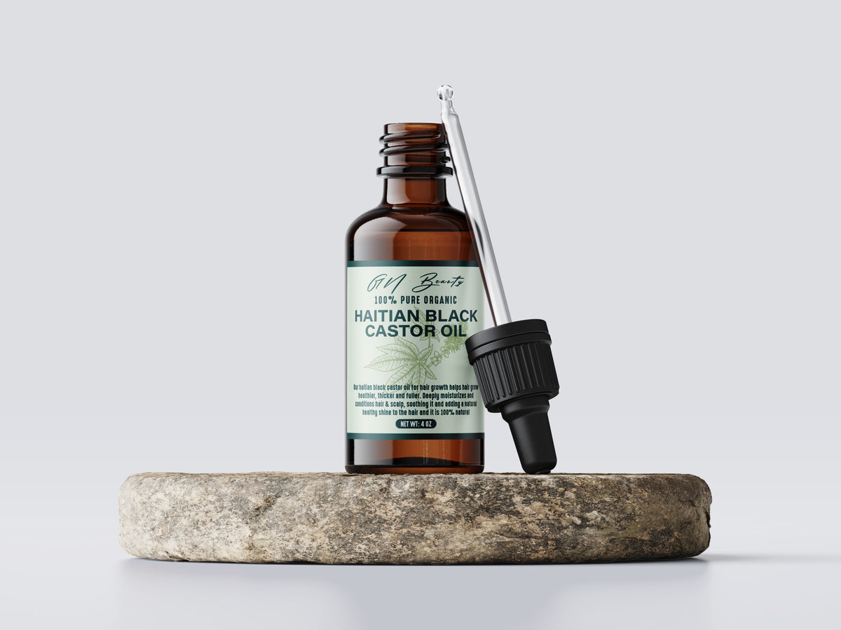 100% Organic Haitian Black Castor Oil