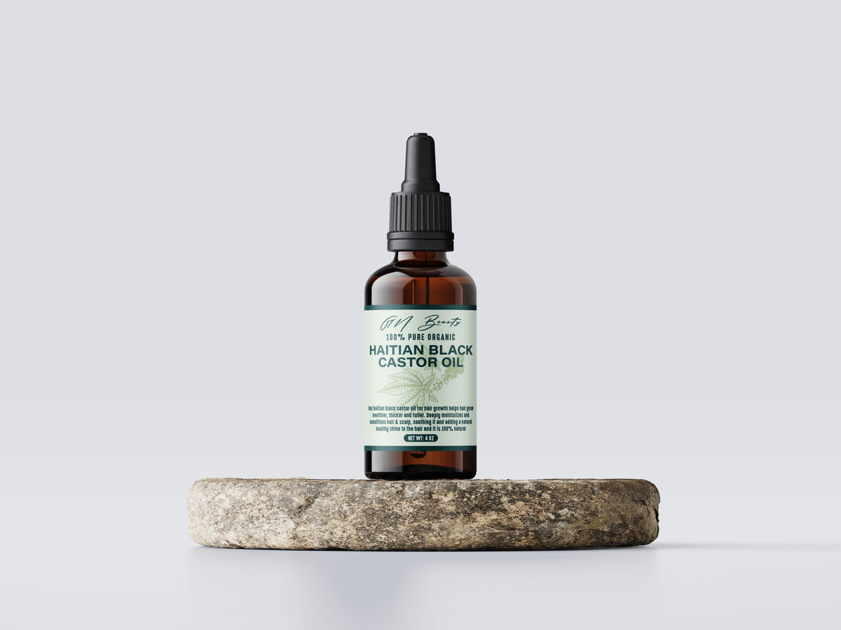 100% Organic Haitian Black Castor Oil